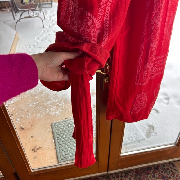 Free People Feel the Sun Bandana Jumpsuit Size 0 - Picture 12 of 15